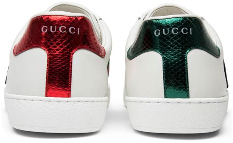 gucci shoes snake free shipping|gucci ace embroidered snake.